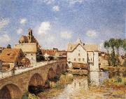 Alfred Sisley The Bridge of Moret Spain oil painting artist